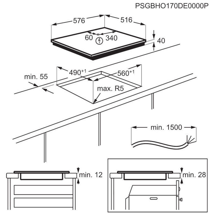 Alles AEG ploča ugradbena HK634021XB