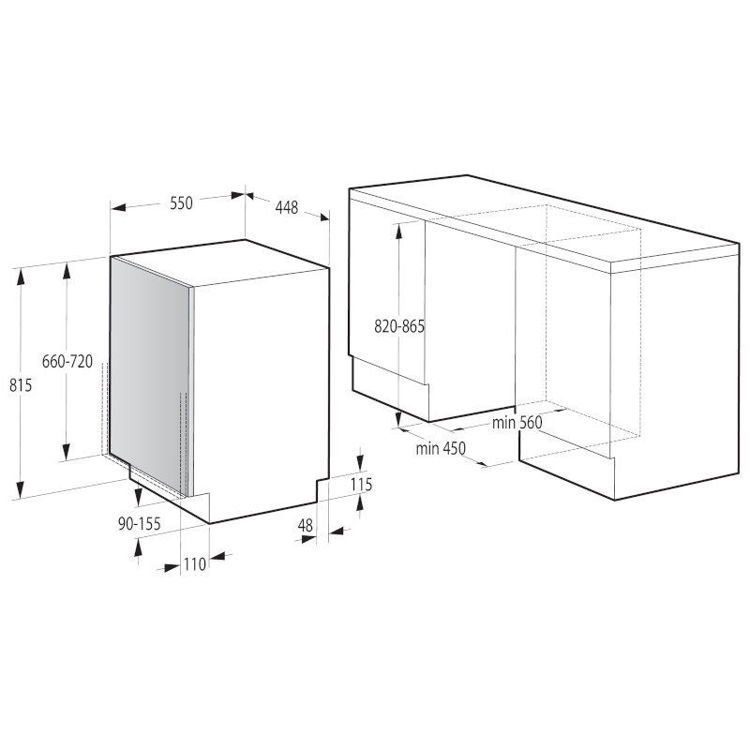 Alles GORENJE perilica posuđa ugradbena GV520E15