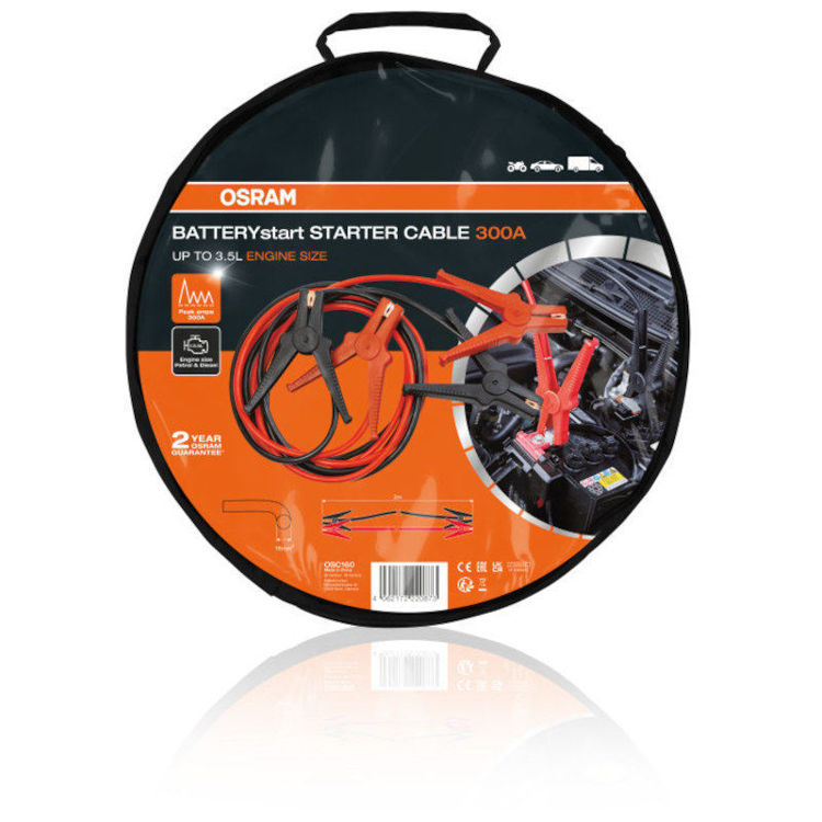 Alles OSRAM start kabel 300A 3M OSC160