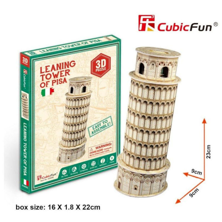 Alles CUBICFUN 3D slagalica - Kosi toranj u Pisi