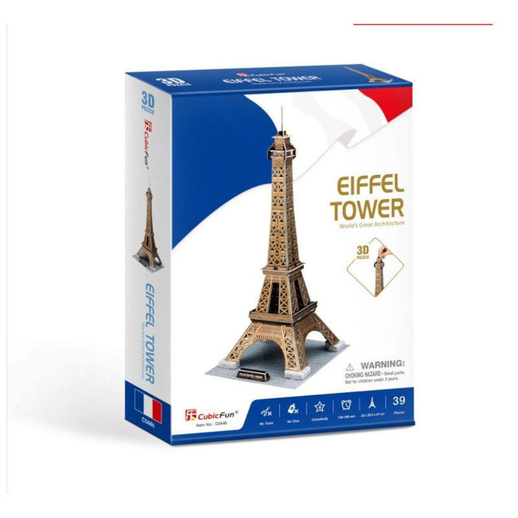 Alles CUBICFUN 3D slagalica - Eiffel Tower