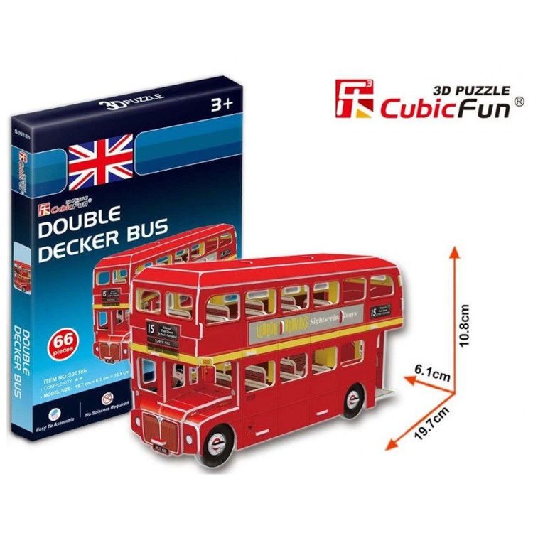 Alles CUBICFUN 3D slagalica - Double decker bus