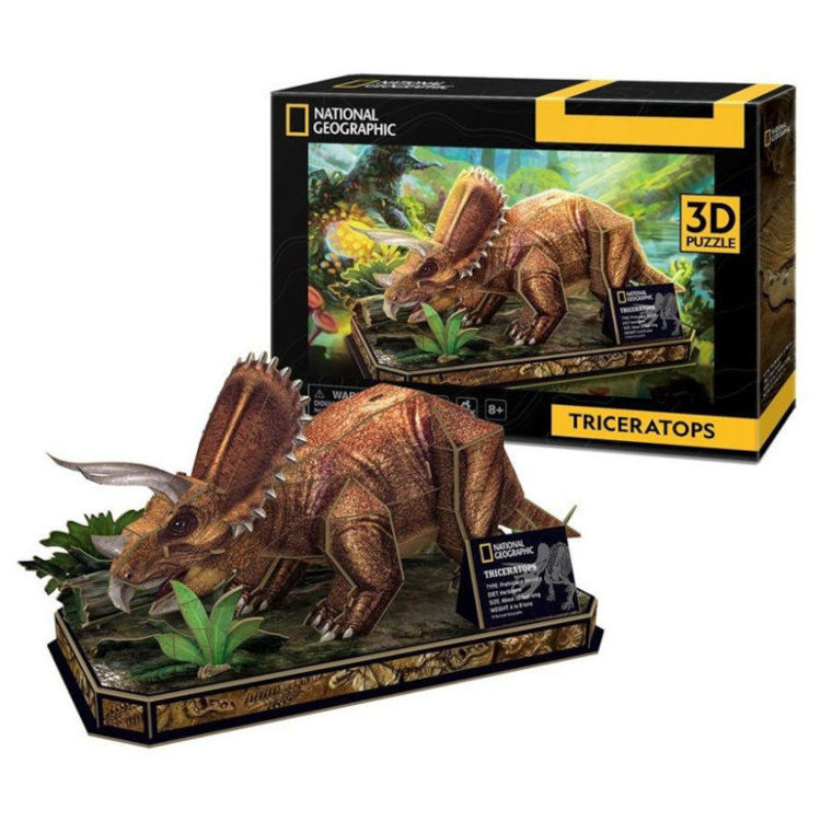 Alles CUBICFUN 3D slagalica - Dinosaur Triceratops