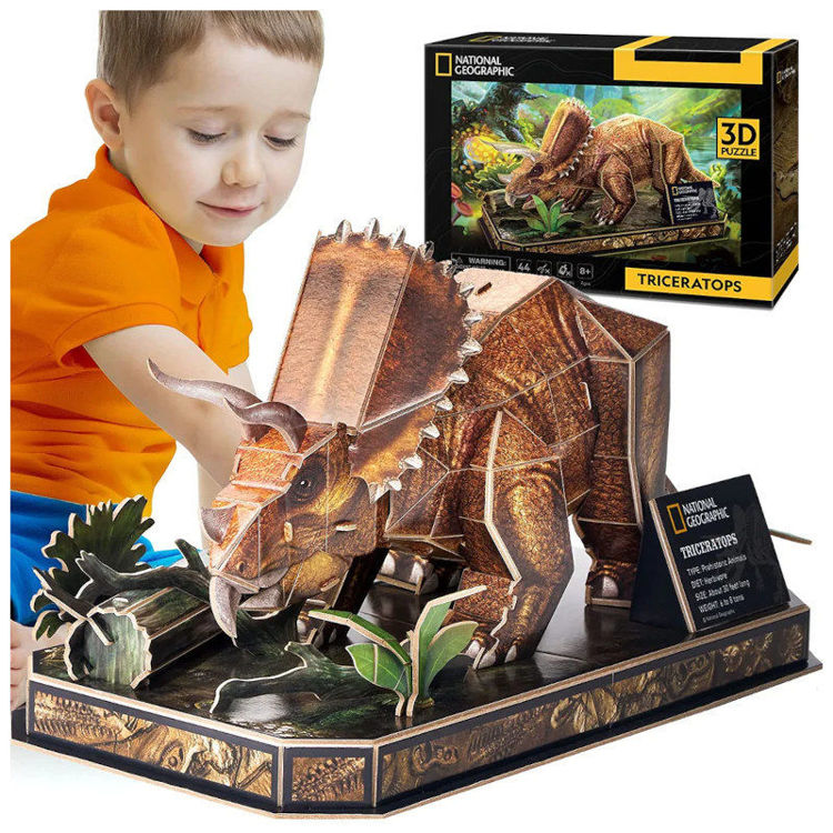 Alles CUBICFUN 3D slagalica - Dinosaur Triceratops