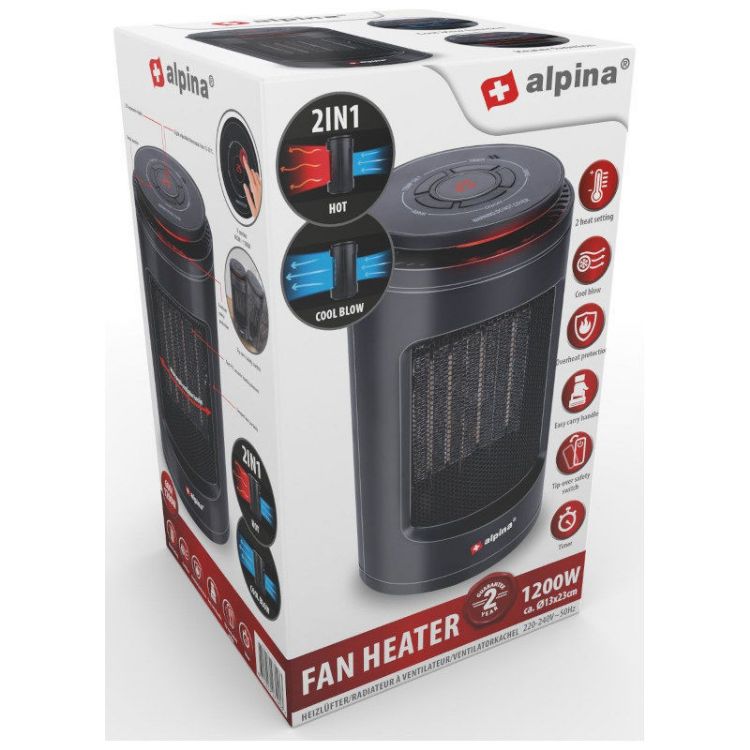 Alles ALPINA ventilatorska grijalica 230V
