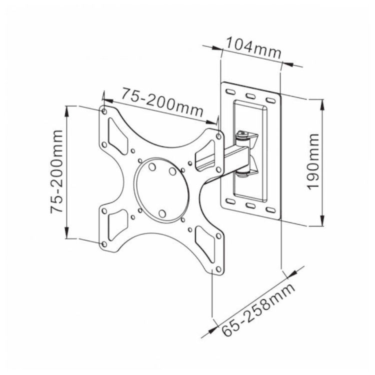 Alles SBOX stalak zglobni LCD-2901