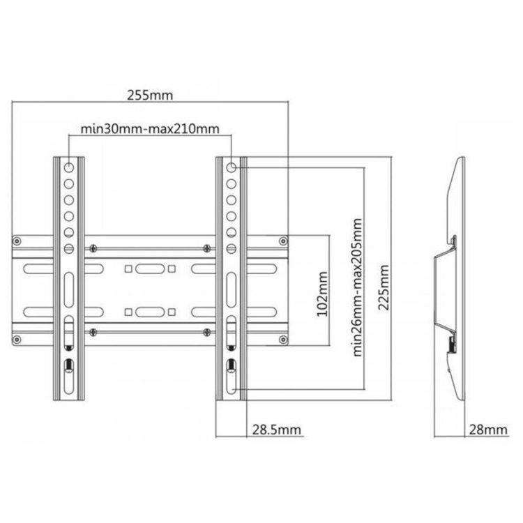 Alles SBOX stalak fiksni PLB-2522F
