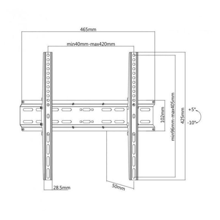 Alles SBOX stalak s nagibom PLB-2544T