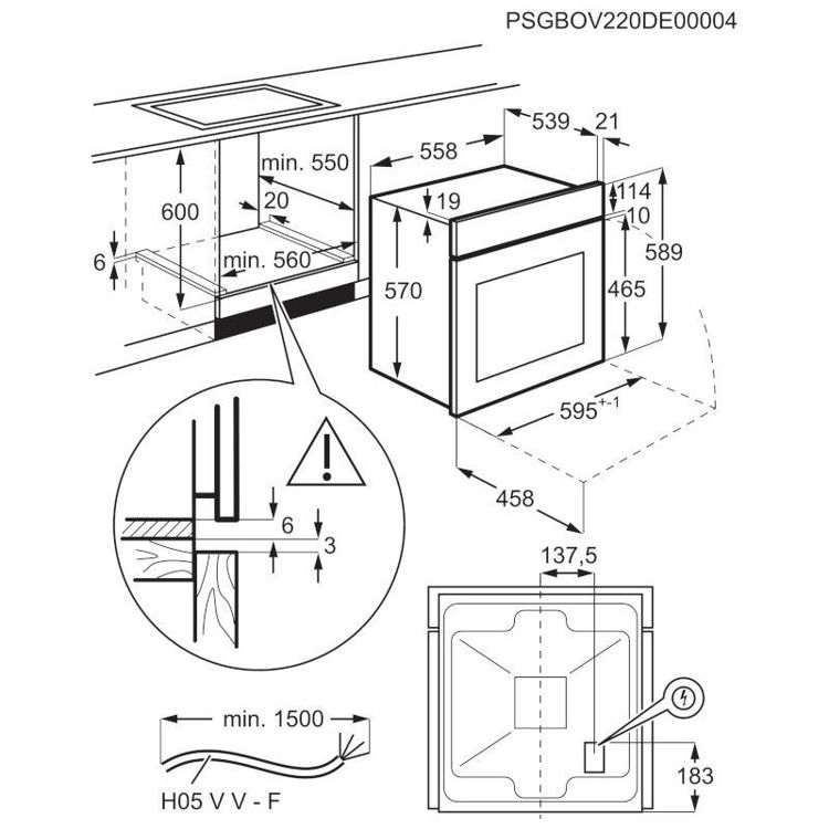 Alles ELECTROLUX pećnica ugradbena EOH3H00BX