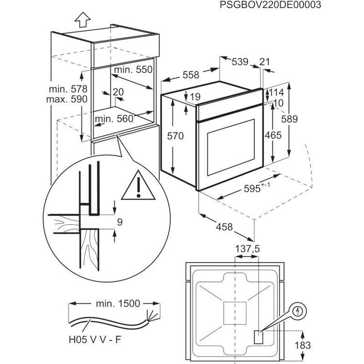 Alles ELECTROLUX pećnica ugradbena EOF5C50BZ