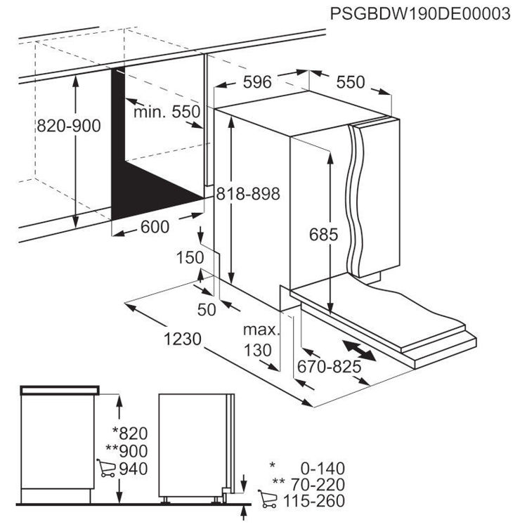 Alles ELECTROLUX perilica posuđa ugradbena EEC87315L