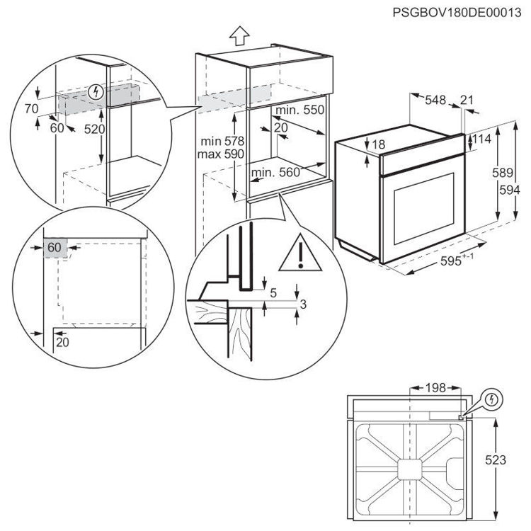 Alles ELECTROLUX pećnica ugradbena EOC6P77X