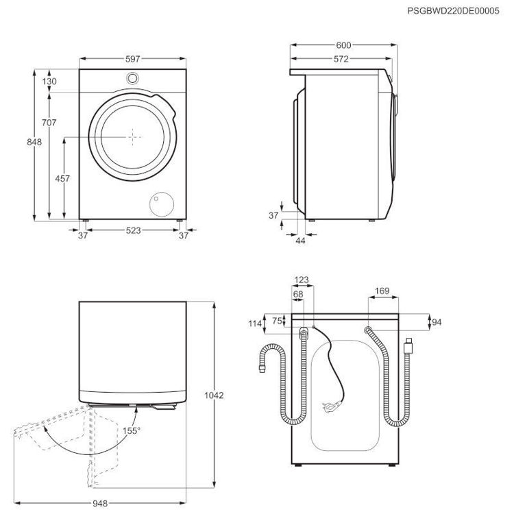 Alles ELECTROLUX perilica rublja EW7FN348PS