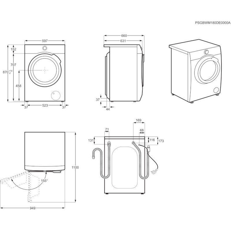 Alles ELECTROLUX perilica-sušilica rublja EW9W161B
