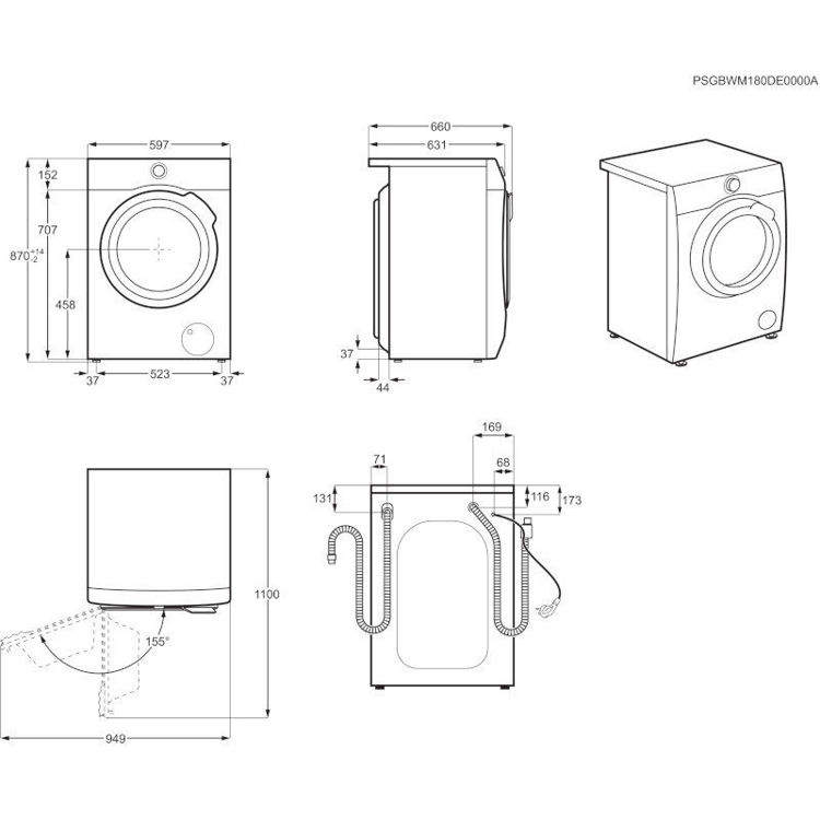 Alles ELECTROLUX perilica-sušilica rublja EW9W161BC