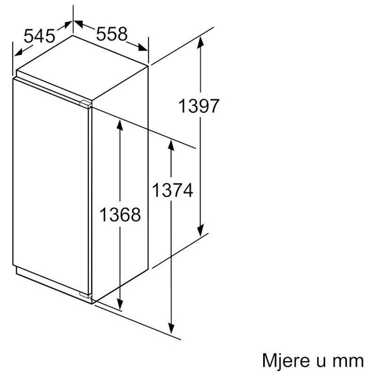 alles BOSCH hladnjak ugradbeni KIF51AFE0