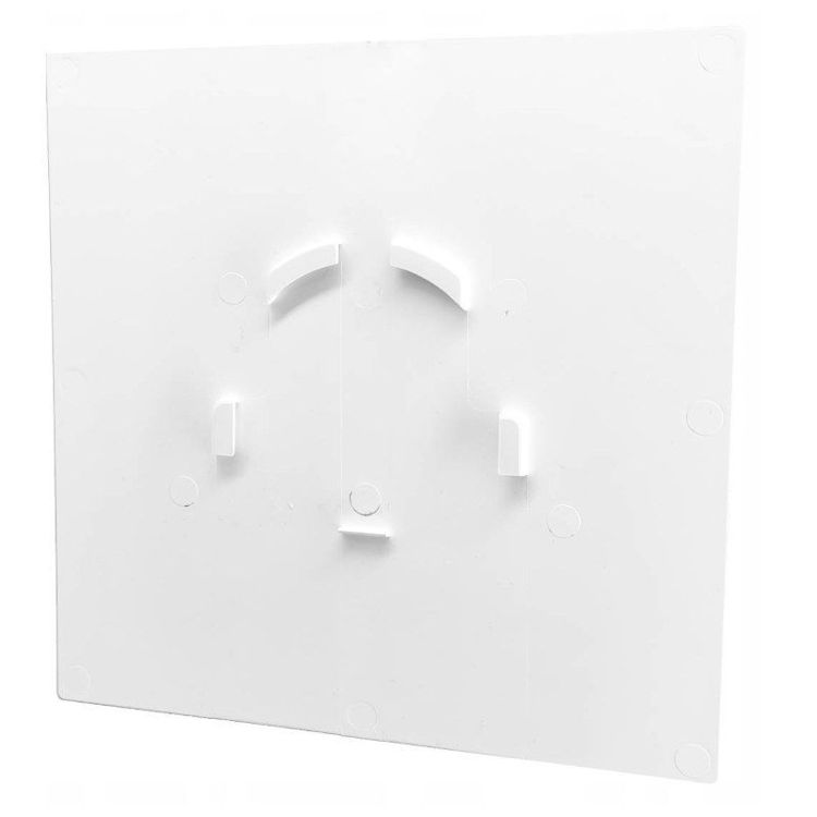 Alles Poklopac ukrasni za ventilator Airroxy plexi crni
