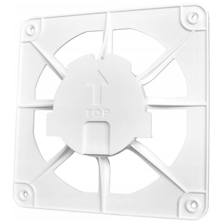Alles Poklopac ukrasni za ventilator Airroxy plexi crni