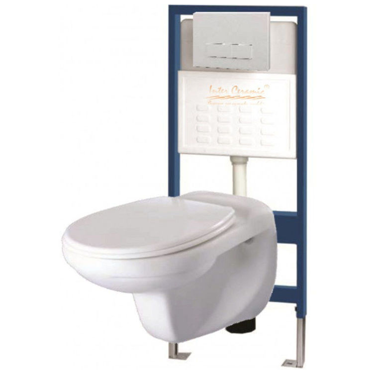 Alles Vodokotlić ugradni sa visećom wc školjkom i wc daskom BG 097AH SATIN 5335