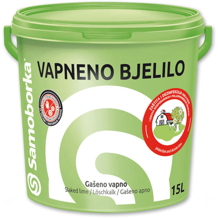 Alles SAMOBORKA Bjelilo vapneno 15 L