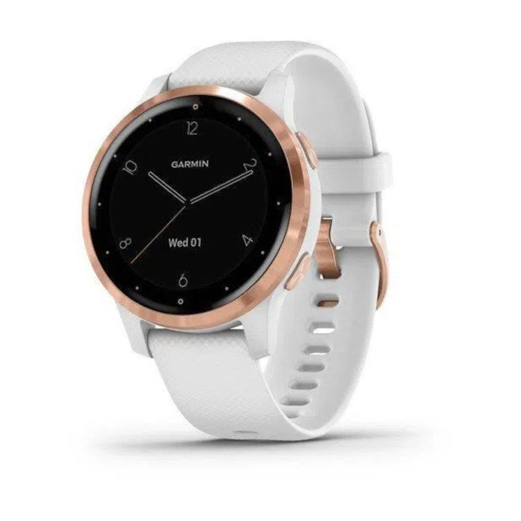 Alles GARMIN pametni sat VIVOACTIVE 4S RoseGold,bijeli remen