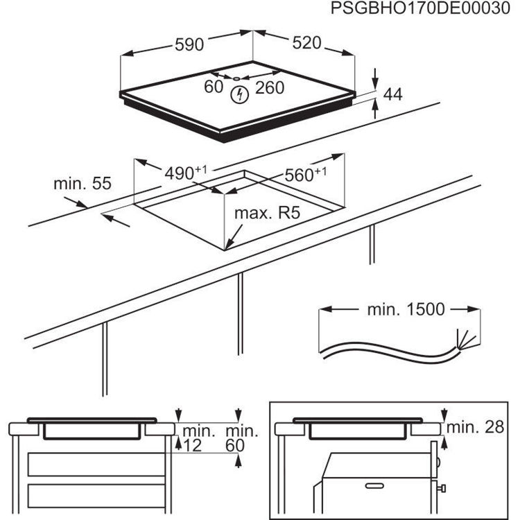 Alles ELECTROLUX ploča ugradbena EIV654