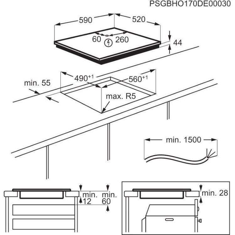 Alles ELECTROLUX ploča ugradbena EIP6446