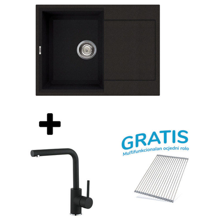 Alles ELLECI set Easy 135 + slavina SHR L Nero