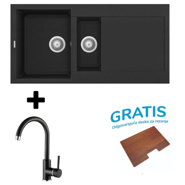 Alles ELLECI set Easy 475 + slavina SHR J Nero