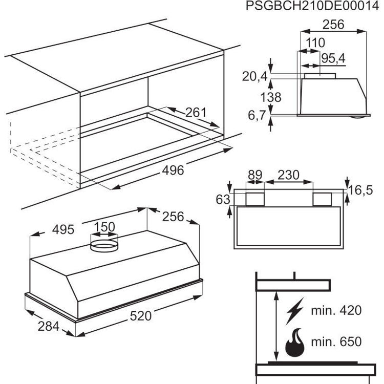 Alles AEG napa ugradbena DGB3523S
