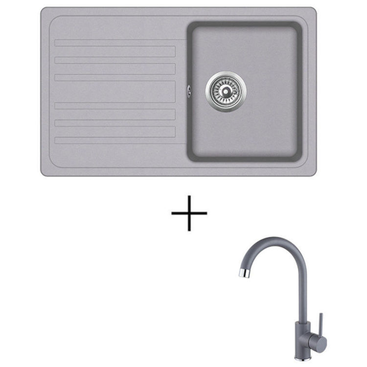 Alles AQUASANITA Set Notus SQ101-W + SHR J ALUMETALLIC