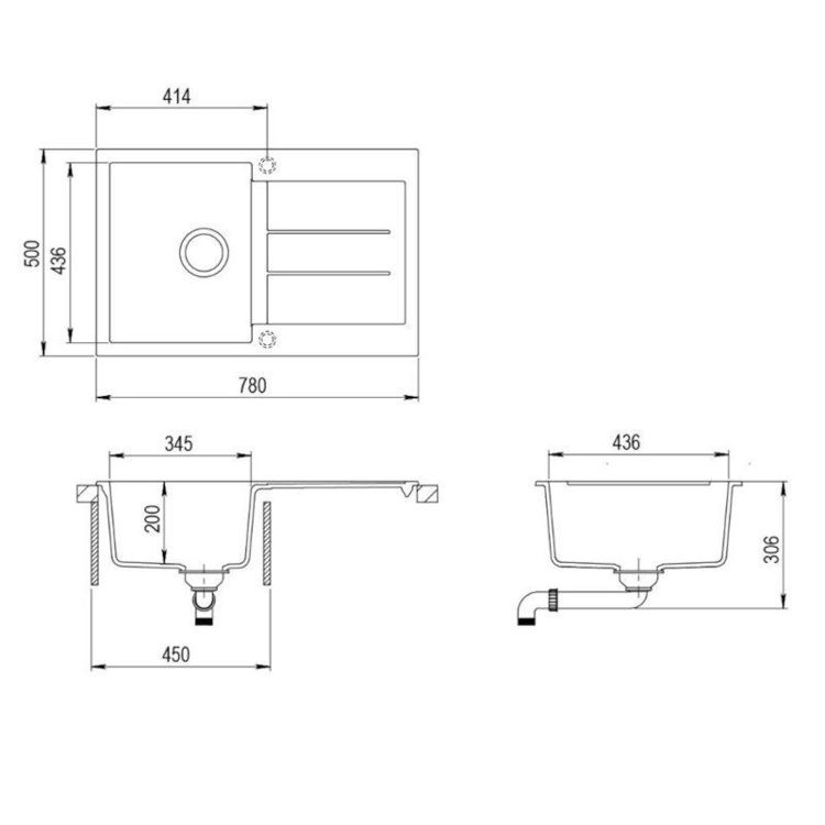 Alles AQUASANITA set TESA SQT101-W + SHR L SILICA