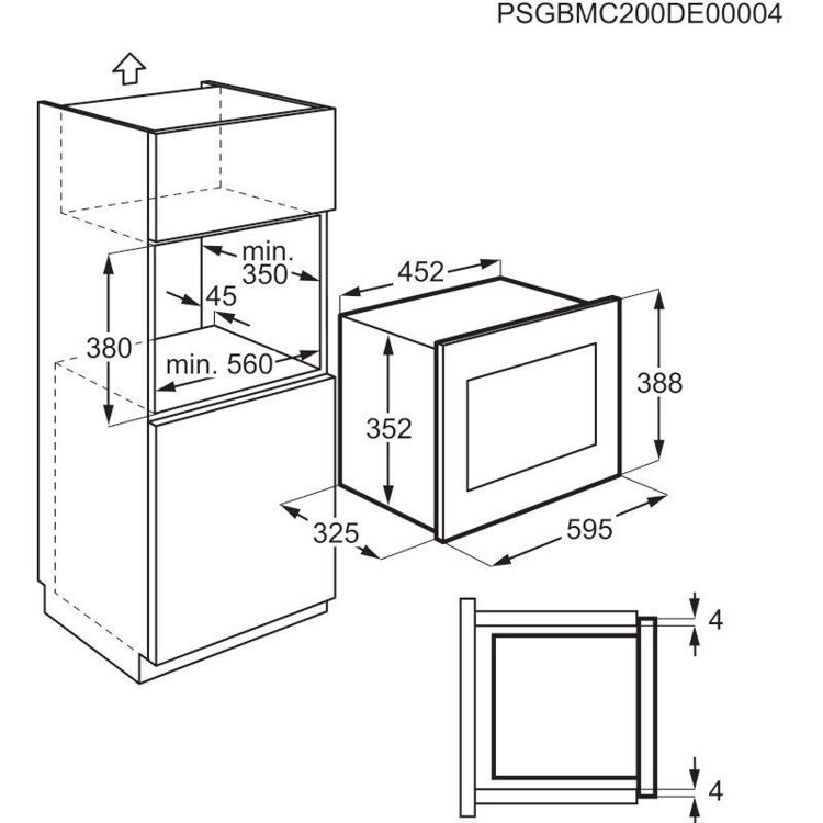 Alles ELECTROLUX mikrovalna pećnica ugradbena LMS2203EMK