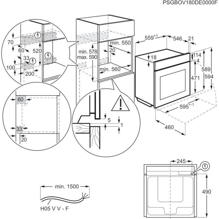 Alles AEG pećnica ugradbena BPE742380B