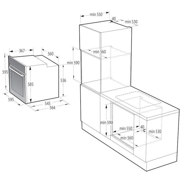 Alles GORENJE pećnica ugradbena BOS6727SYW