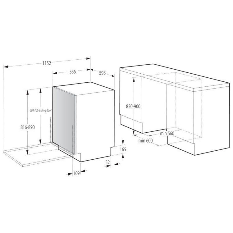 Alles GORENJE perilica posuđa ugradbena GV673C62
