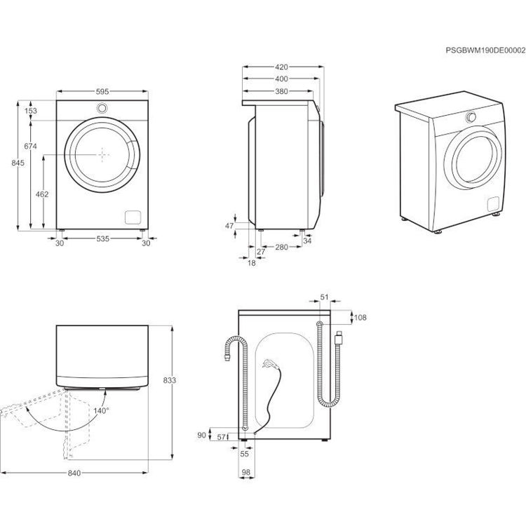 Alles ELECTROLUX perilica rublja EW6SN226SI