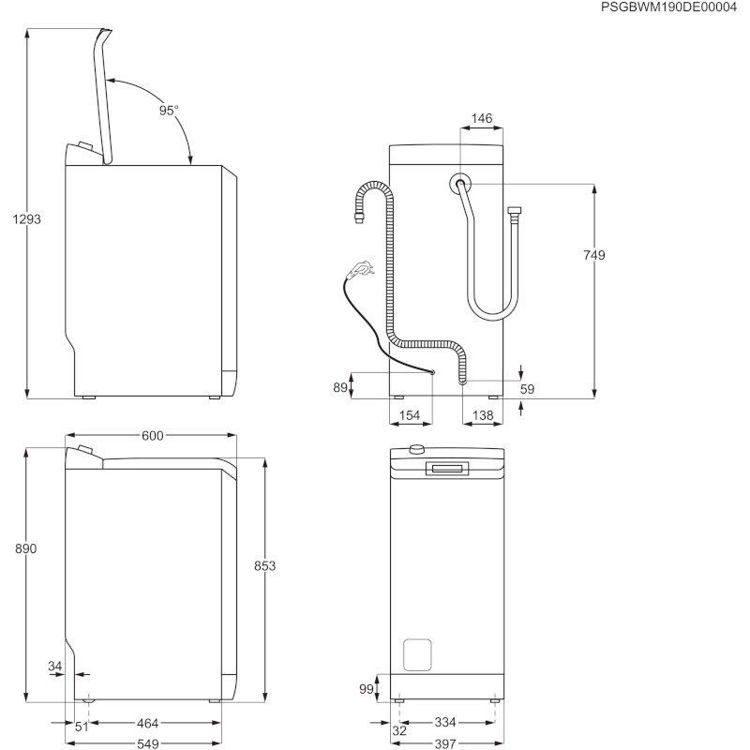 Alles ELECTROLUX perilica rublja EW6TN4261