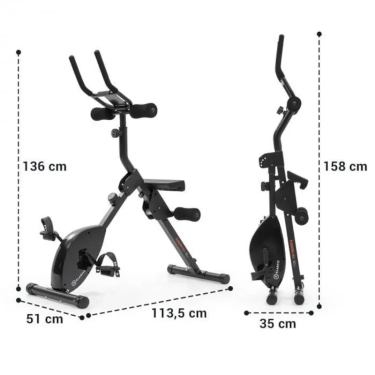 Alles KLARFIT sobni bicikl trenažer AZURA FUSION