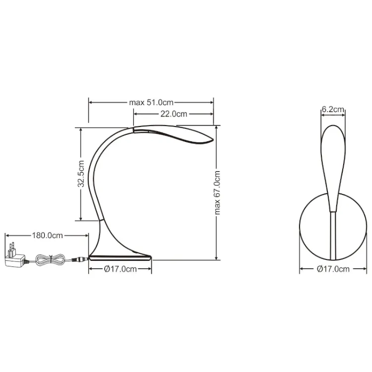 Alles GLOBO stolna lampa 58242