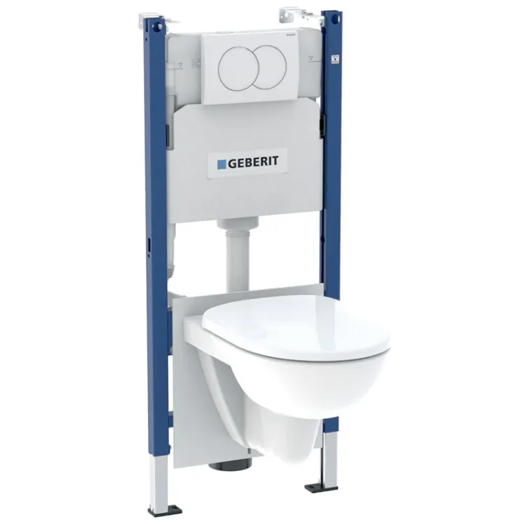Alles GEBERIT set SELNOVA vodokotlić + tipka delta 01 + WC školjka sa daskom