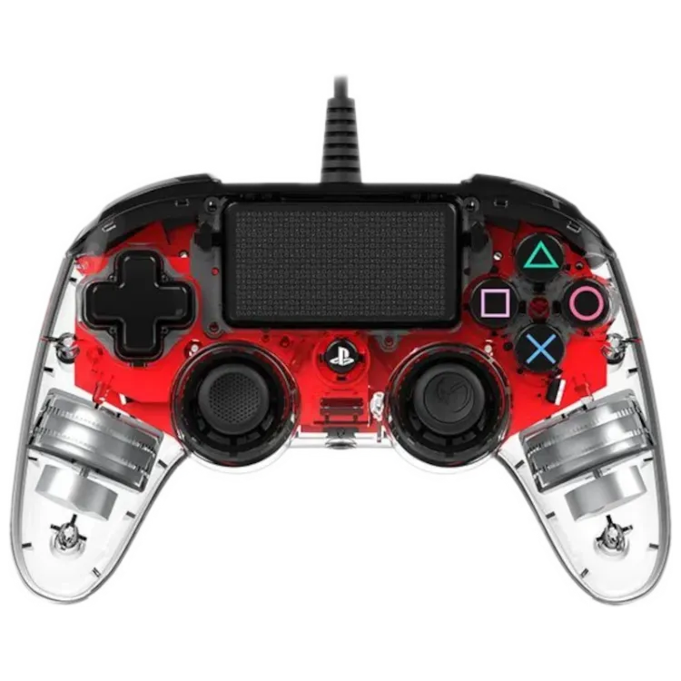 BIGBEN kontroler PS4 Nacon Compact Light Wired PROZIRNO CRVENI