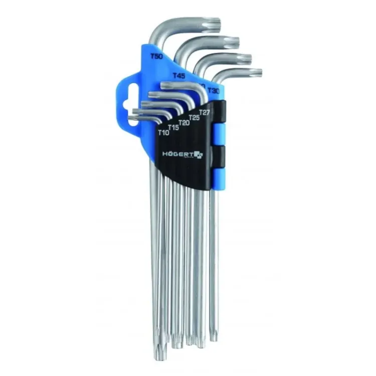 alles HOGERT ključevi(9) dugi IMBUS-TORX  T10-T50 CrV HT1W818