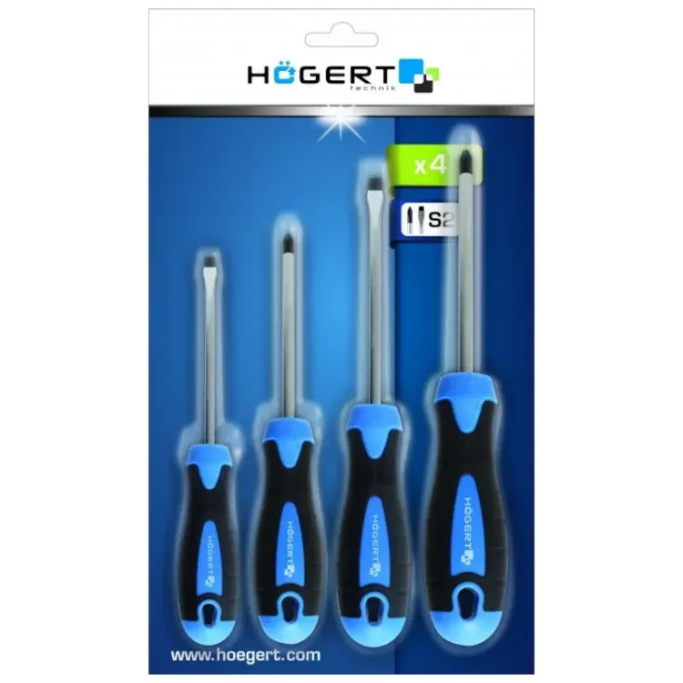 Alles HOGERT set odvijača (2+2) S2 STEEL MAGNETIC HT1S094
