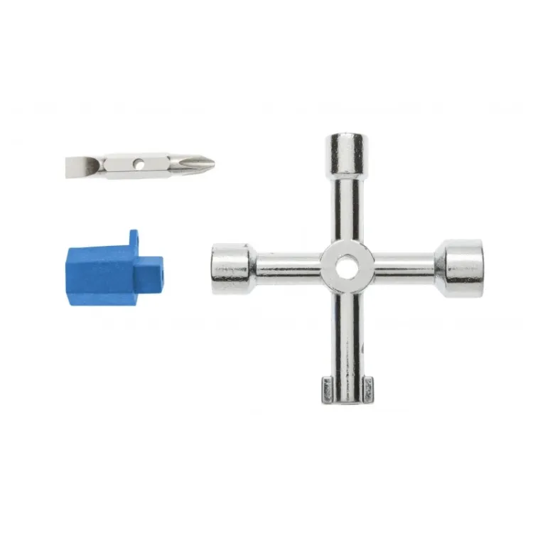 Alles HOGERT ključ za razvodne ormare 76 mm + adapter 1/4 HT1W760