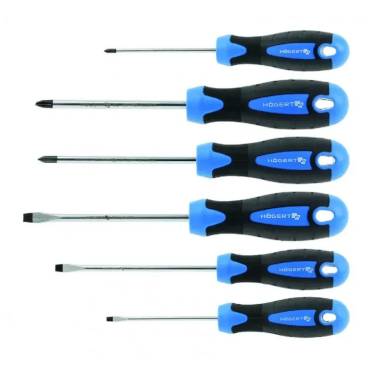 Alles HOGERT odvijači set (3+3) S2 STEEL MAGNETIC HT1S095