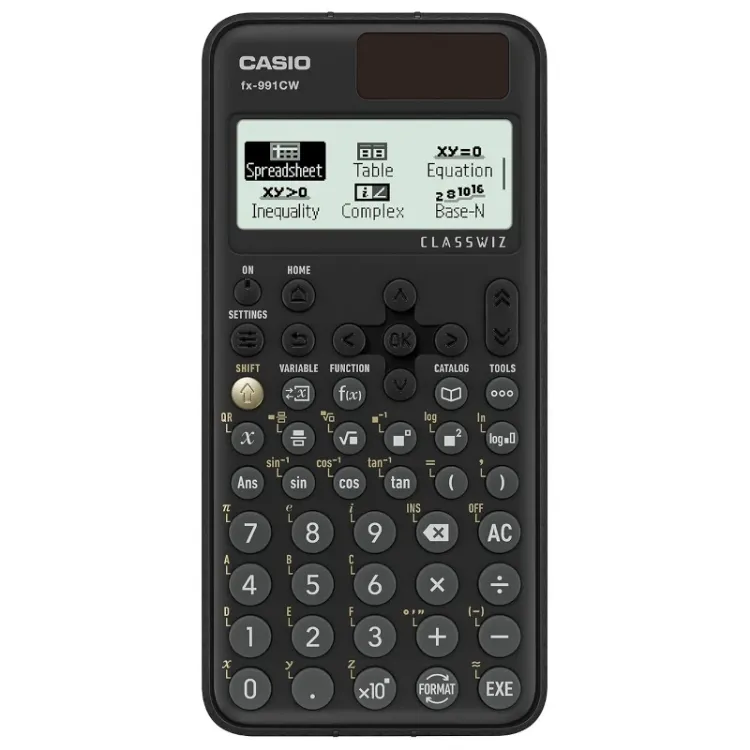 Alles CASIO kalkulator FX-991 CW-HR Classwiz