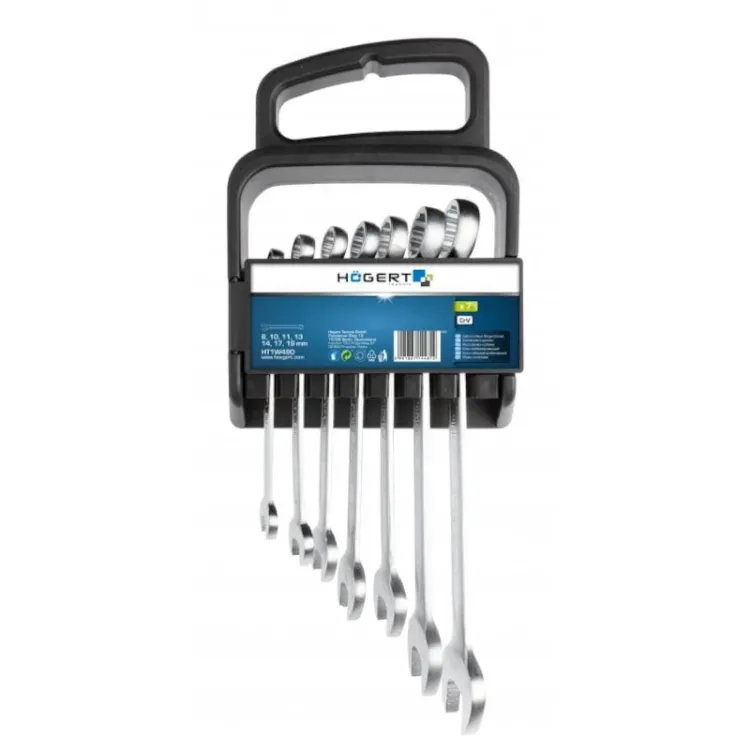 alles HOGERT ključevi viličasto/okasti set(7) 8-19mm CrV HT1W490