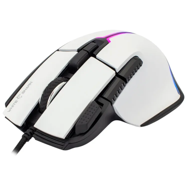 Alles WHITE SHARK miš GM-9006 MARROKO BIJELI