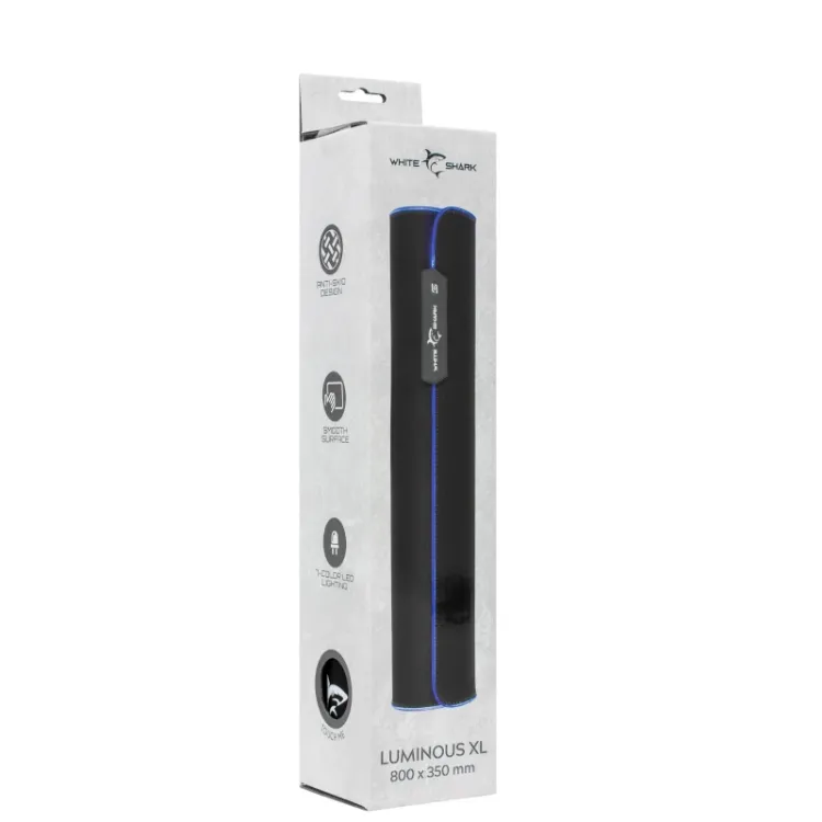 alles WHITE SHARK podloga za miš LED MP-1861 - LUMINOUS XL